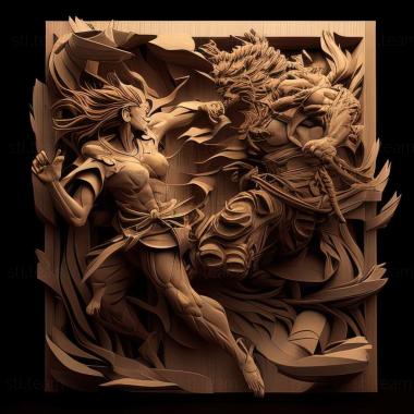 3D модель Going for Choke Haruka VS Musashi The (STL)